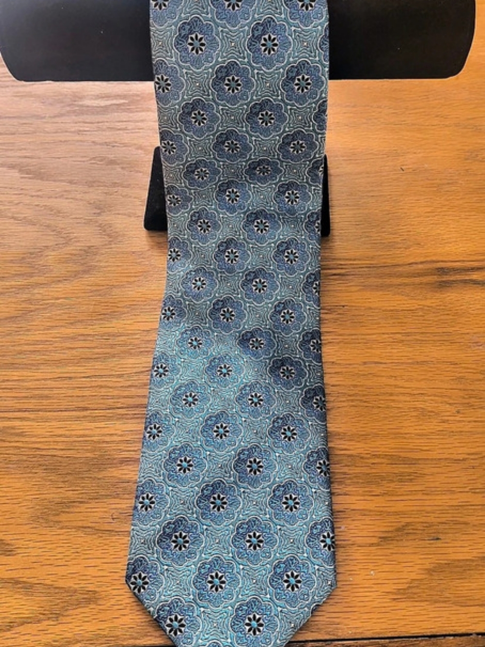 Luciano Gatti Floral Tie in Blue